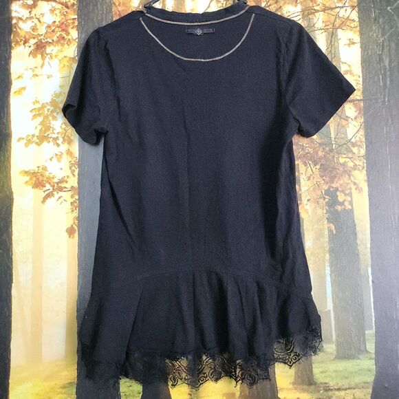 Leppard F Womens Small T Shirt Get Wild Leopard Cheetah Lace And Gold - Picture 4 of 11